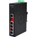 LNP-0500G-T (5-Port Industrial Gigabit PoE+ Unmanaged Ethernet Switch)