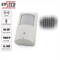 ENSTER Invisible IR LED Covert WiFi Audio IP Camera PIR Cam H.265/H.264 1080P ICSEE P2P Remote View