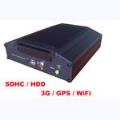 4ch HDD MOBILE DVR support SD storage 