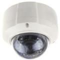 H.264 Megapixel Dome IP camera with 20m IR night vision, smartphone mobile view