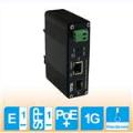 OT Systms ET1212PpH-S-DR: Hardened Gigabit SFP Ethernet Media Converter with PoE+