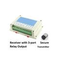 Receiver with 3-port Relay Output for garage door and shutter 
