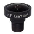 Fisheye 8MP wide angle 1.7 mm 185 degree optical lens