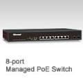 Micronet SP6510P8, 8G+2G SFP Managed PoE Switch with 8-port PoE, 100 Watts