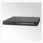 24-Port Gigabit with 4 Optional 10G slots Layer 3 Managed Stackable Switch (XGS3-24042)