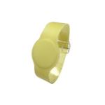 Batag RFID PVC Wristband with Adjustable Band Yellow WLP-050H-0N (IC Chip: T5577 125Khz)