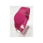 Batag RFID PVC Wristband with Adjustable Band Rosy Pink WLP-051P-0N (IC Chip: T5577 125Khz)