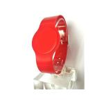 Batag RFID PVC Wristband with Adjustable Band Red WLP-010R-0N (IC Chip: TK4100 125Khz)