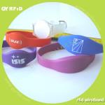 Waterproof rfid wristbands,with mifare 4k and hitag