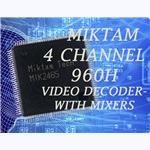 MIKTAM 4 channel 960H Video Decoders+2SD Mixers and 1 HD Mixer-MIK2465