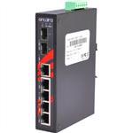 LNP-0702C-SFP 7-Port Industrial PoE+ Unmanaged Ethernet Switch