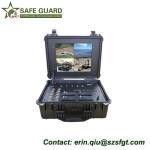 VIP protection COFDM wireless monitors 4-channel briefcase receiver