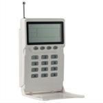 LCD keypad for wireless alarm system witn query and operation functions