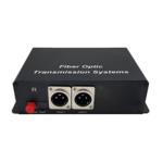 2 Channel Forward XLR Balanced Audio Over Fiber Converters