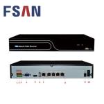 FSAN 4CH Mini 1U Full Real-Time Video Recorder Security DVR NVR