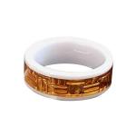 Customized RFID Ceramic Ring, White, Non-directional Reading, ATA5577, 125kHz, R/W