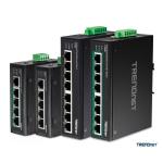 TRENDnet Industrial Fast Ethernet Din-Rail Switches