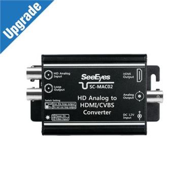 [SC-MAC02] HD Analog (AHD, TVI, CVI up to 5MP) /CVBS to HDMI/CVBS Converter
