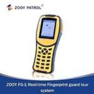 Fingerprint varification guard tour system with event records transfer via GPRS data