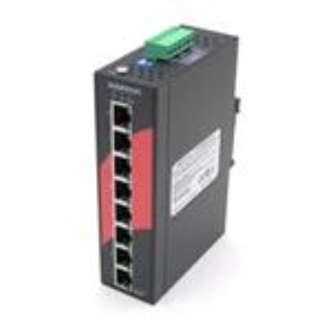 LNP-800AGH-24 8-Port Industrial PoE+ Unmanaged Ethernet Switch,12~36VDC