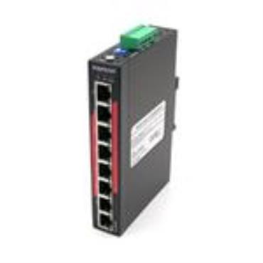 LNP-800AGH 8-Port Industrial PoE+ Unmanaged Ethernet Switch, w/8*10/100/1000Tx (30W/Port)