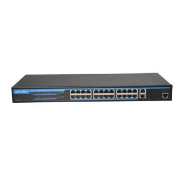 L2+ Managed PoE Switch 24 port 10/100/1000M Designed for Wireless Network.