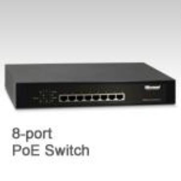 Micronet SP6008P, 8-port 10/100M PoE Switch with 8-port PoE, 120 Watts