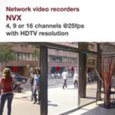 Network video recorders NVX from Visual Tools