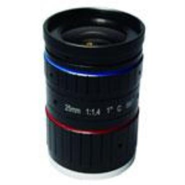 License Plate LPR ITS C mount 1 inch manual iris 25mm 8MP F1.4 compact lens