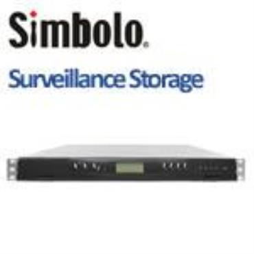 Simbolo SB-1404-G1A3 Surveillance Storage - 1U 4bays, iSCSI-SATAII RAID Subsystem