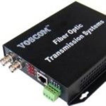 2-Channel Fiber Optic Video Transmitter & Receiver
