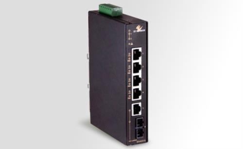 EtherWAN Systems announces the release of the EX42300 compact hardened DIN-Rail PoE switch