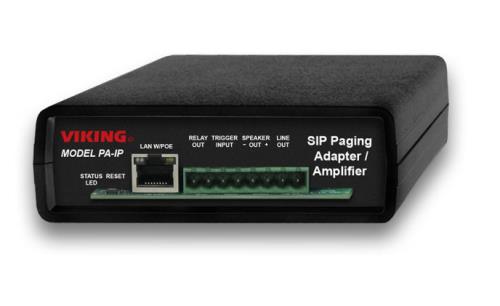 VoIP SIP paging end point – Viking’s PA-IP