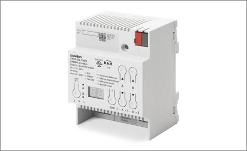 New Siemens KNX actuator enhances energy efficiency for DALI lighting control