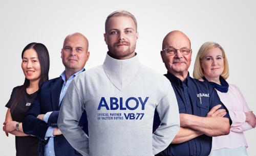 Race driver Valtteri Bottas partners with locking security brand Abloy