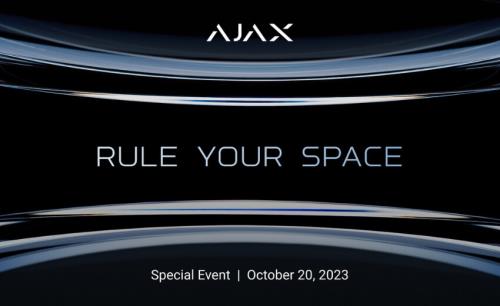 Ajax special event: Rule your space is coming October 20