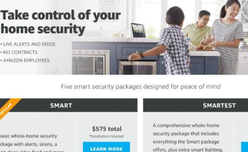 Amazon launches home security kits with installation service