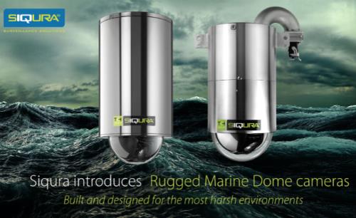 Siqura introduces rugged dome cameras for marine applications