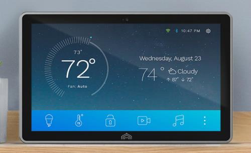 Smart home hub Atmos featuring touchscreen enters the market