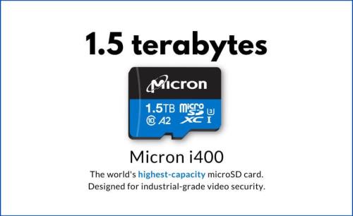 Micron unveils world’s first 1.5TB microSD card to fuel data at intelligent edge