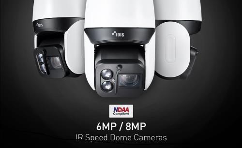 IDIS releases latest generation of 6MP and 8MP PTZ cameras