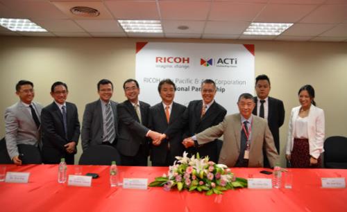 Ricoh Asia Pacific and ACTi form strategic partnership