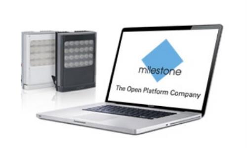 Optex Raytec lighting compatible with Milestone platform