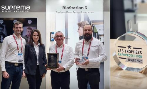 Suprema’s BioStation 3 wins a series of awards in Europe