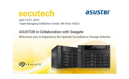 ASUSTOR's announces AS6210T at Secutech, supports Seagate HDDs