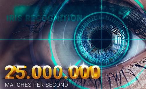 Dermalog iris recognition compared up to 25 million eyes per second