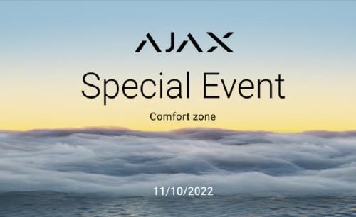 Ajax Systems will unveil new products at Special Event: Comfort zone, Oct. 11