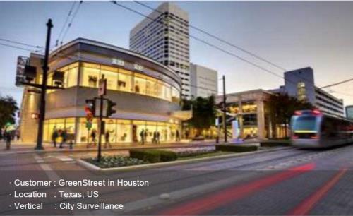 Hanwha video surveillance solutions watch Houston’s entertainment area