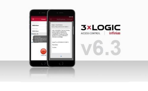 3xLOGIC announces updated infinias 6.3 access control platform
