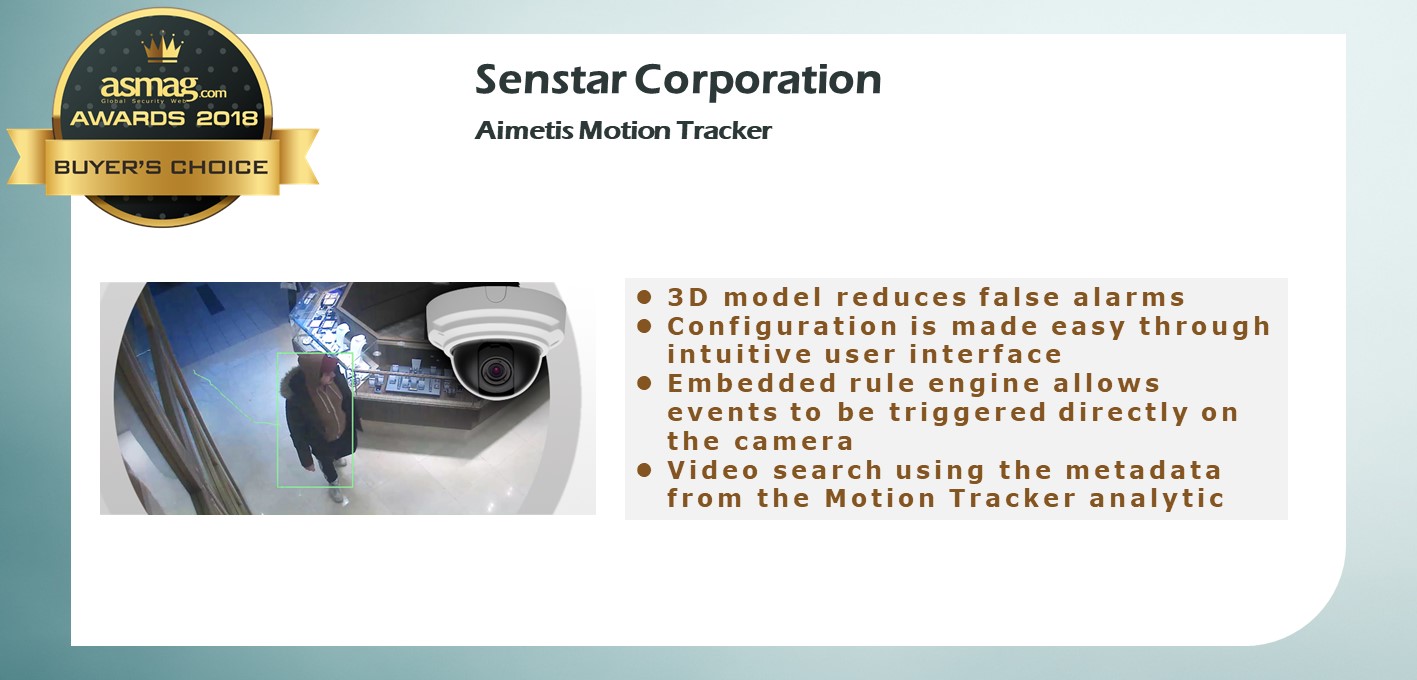 Senstar Aimetis Motion Tracker